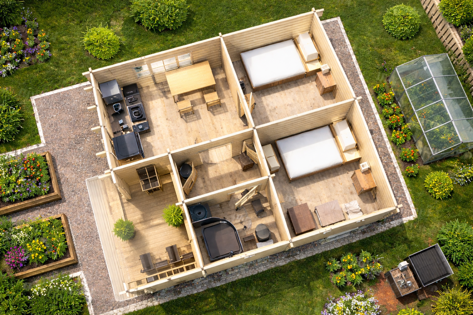 Садовый дом СК Мини 106